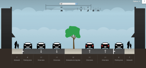 Streetmix: nob hill current