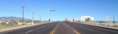 A typical view of Indian School: wide and empty