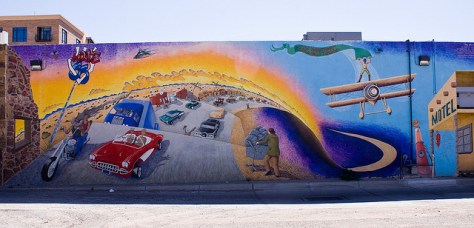 One of many amazing murals in Downtown ABQ.