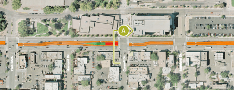 A rendering from the most recent plans for ART. This image is from the segment between Yale and Columbia, in front of UNM.