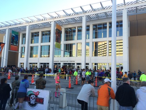 The renovated Convention Center is already attracting new event programming. Pictured here is the Day of the Tread, a massive local running and biking event, which in previous years was located at a different venue.