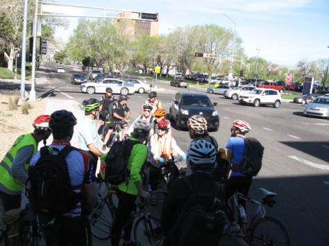 We stopped at Martin Luther King Jr Blvd to discuss coming multimodal improvements