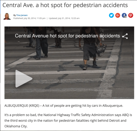 ped fatalities central