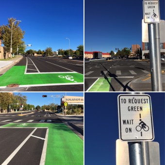 The improvements on MLK included many innovative features including loop detectors, which sense the presence of a bike and change the signals more rapidly. 
